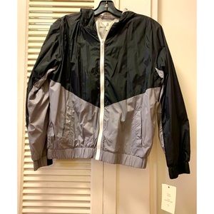 Pink Rose Windbreaker Bomber Jacket